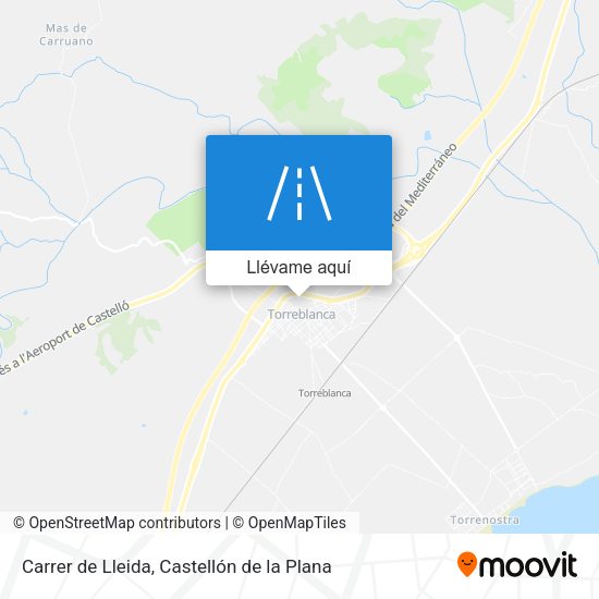 Mapa Carrer de Lleida