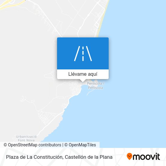 Mapa Plaza de La Constitución
