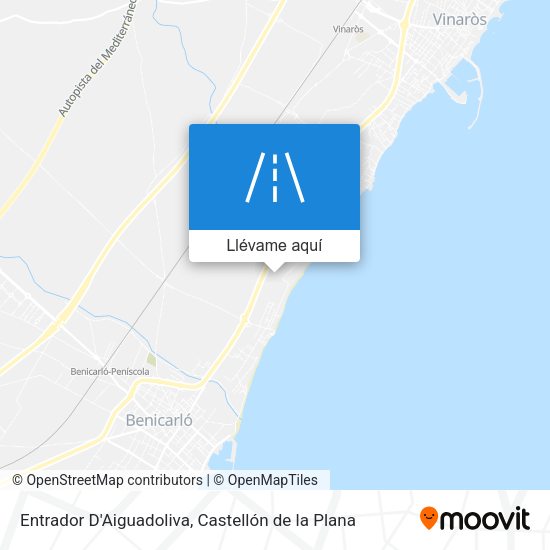 Mapa Entrador D'Aiguadoliva