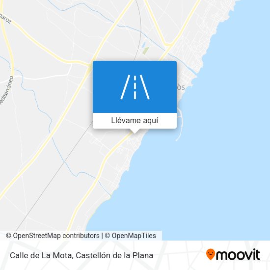 Mapa Calle de La Mota