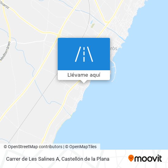 Mapa Carrer de Les Salines A