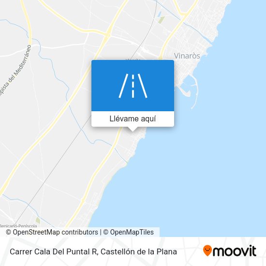 Mapa Carrer Cala Del Puntal R