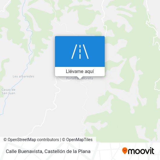 Mapa Calle Buenavista