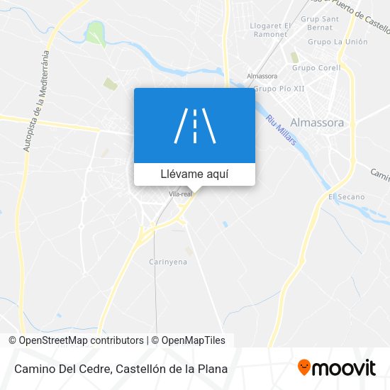 Mapa Camino Del Cedre