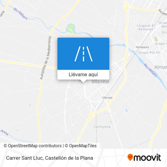 Mapa Carrer Sant Lluc