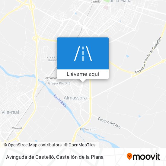 Mapa Avinguda de Castelló