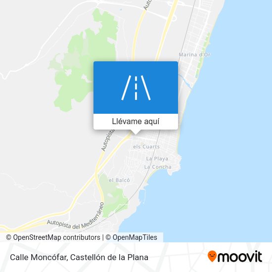 Mapa Calle Moncófar