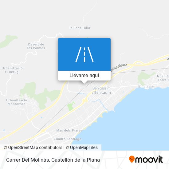 Mapa Carrer Del Molinàs
