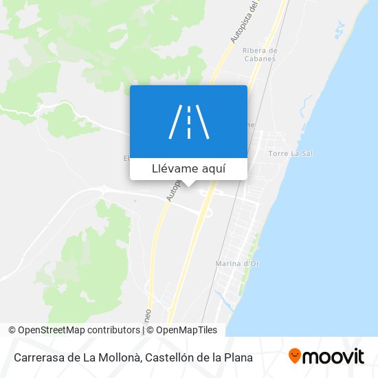 Mapa Carrerasa de La Mollonà