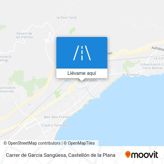 Mapa Carrer de García Sangüesa