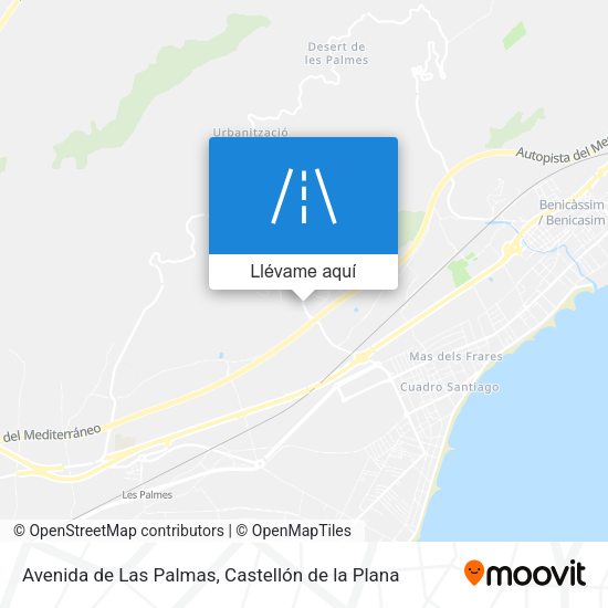Mapa Avenida de Las Palmas