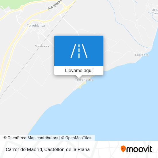 Mapa Carrer de Madrid
