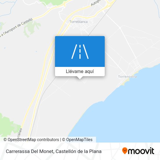 Mapa Carrerassa Del Monet