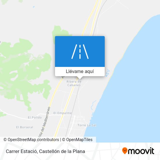 Mapa Carrer Estació