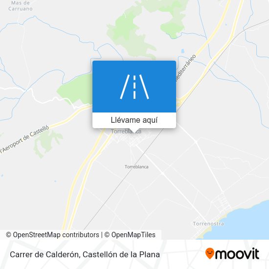 Mapa Carrer de Calderón