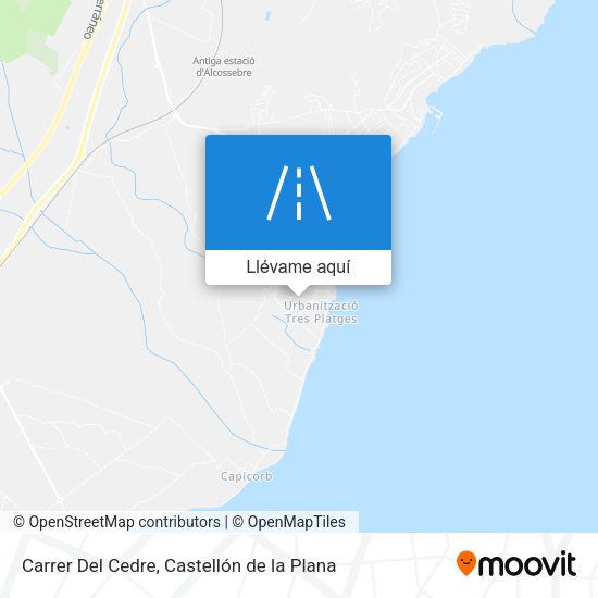 Mapa Carrer Del Cedre