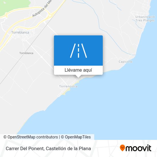 Mapa Carrer Del Ponent