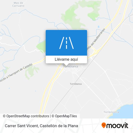 Mapa Carrer Sant Vicent