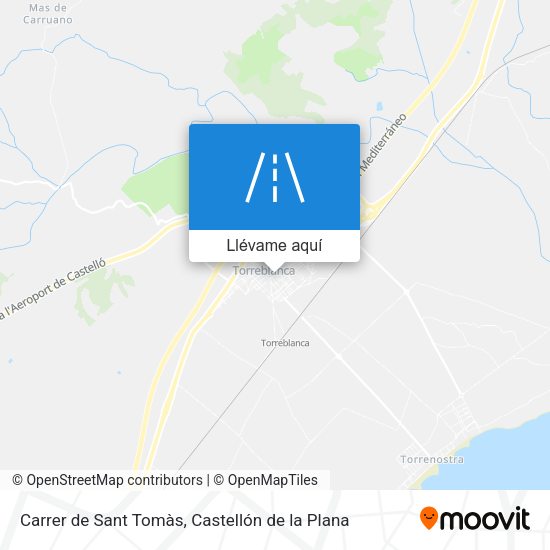 Mapa Carrer de Sant Tomàs