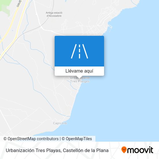 Mapa Urbanización Tres Playas