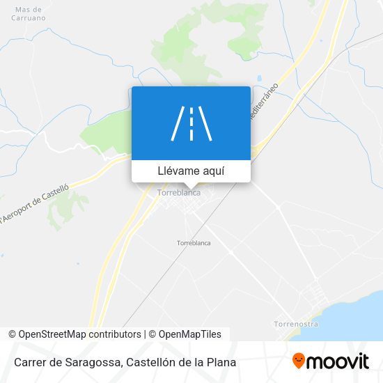 Mapa Carrer de Saragossa
