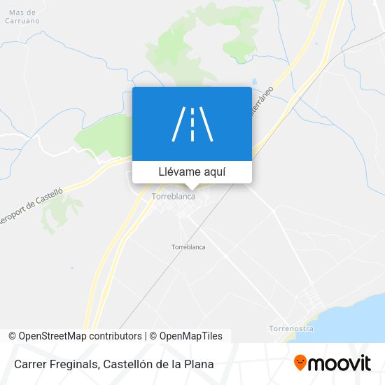 Mapa Carrer Freginals