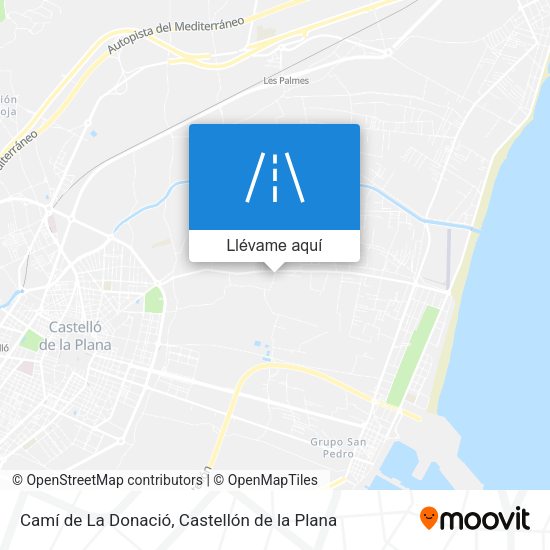 Mapa Camí de La Donació