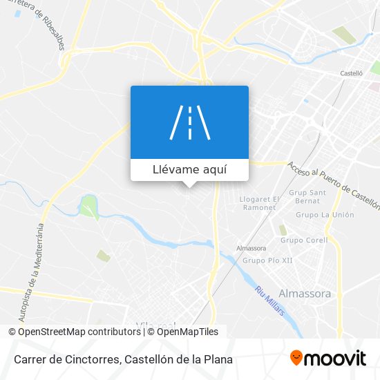 Mapa Carrer de Cinctorres