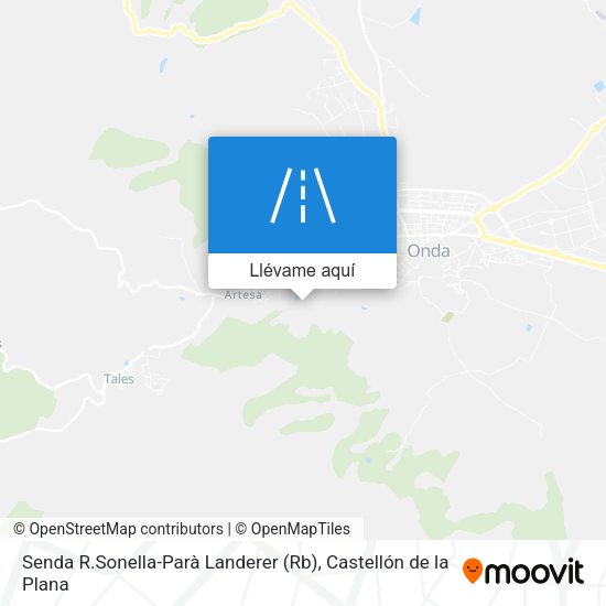 Mapa Senda R.Sonella-Parà Landerer (Rb)