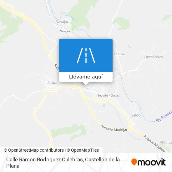 Mapa Calle Ramón Rodríguez Culebras