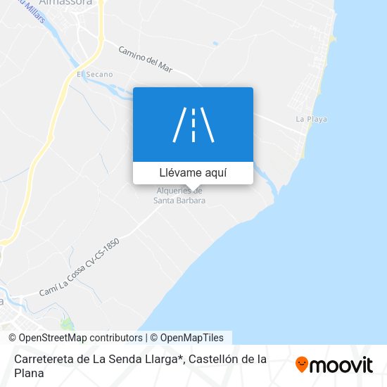Mapa Carretereta de La Senda Llarga*