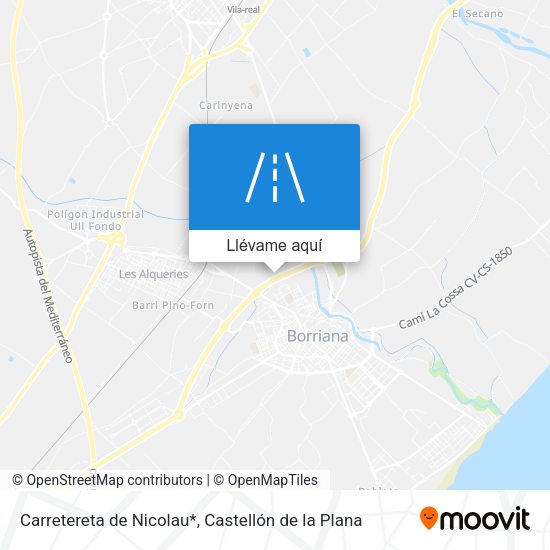 Mapa Carretereta de Nicolau*