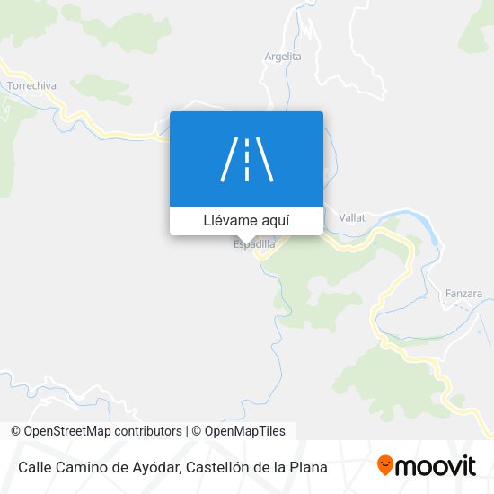 Mapa Calle Camino de Ayódar