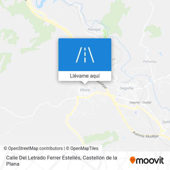 Mapa Calle Del Letrado Ferrer Estellés