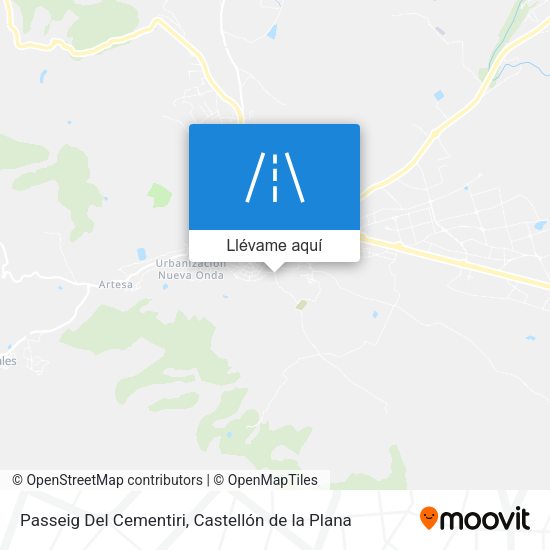 Mapa Passeig Del Cementiri