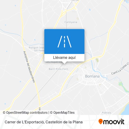 Mapa Carrer de L'Exportació