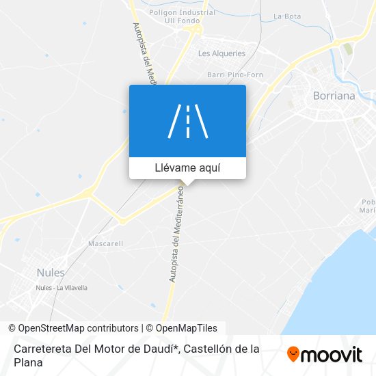 Mapa Carretereta Del Motor de Daudí*