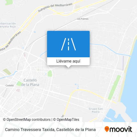 Mapa Camino Travessera Taxida
