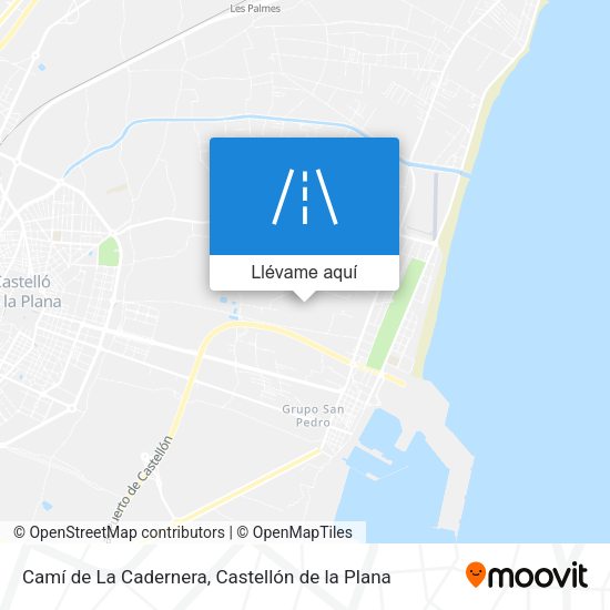 Mapa Camí de La Cadernera