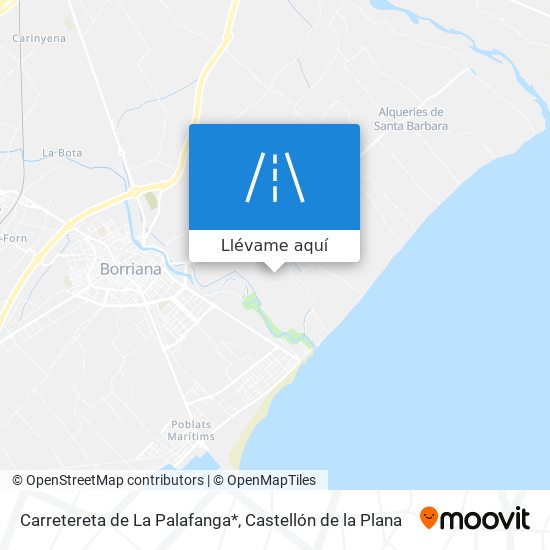 Mapa Carretereta de La Palafanga*