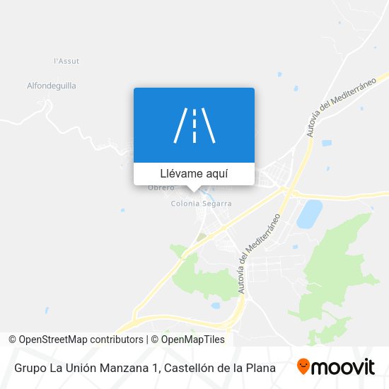 Mapa Grupo La Unión Manzana 1
