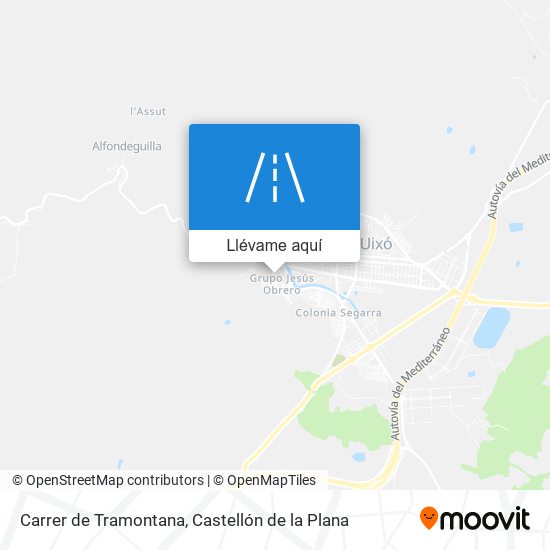 Mapa Carrer de Tramontana