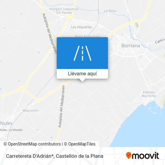 Mapa Carretereta D'Adrián*