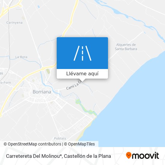 Mapa Carretereta Del Molinou*