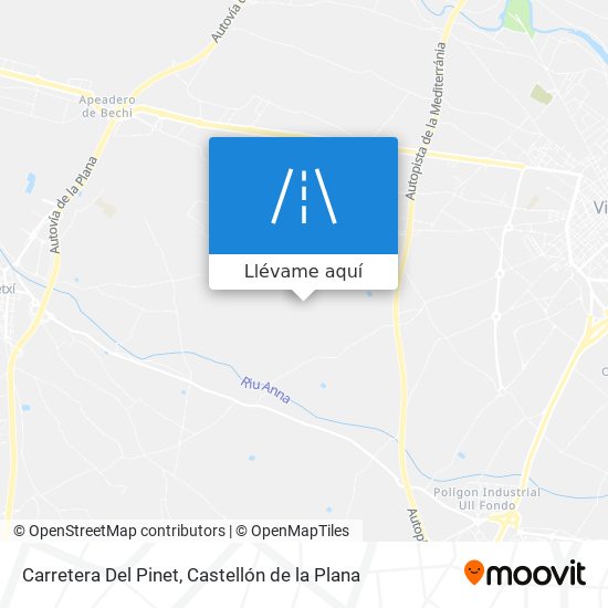 Mapa Carretera Del Pinet