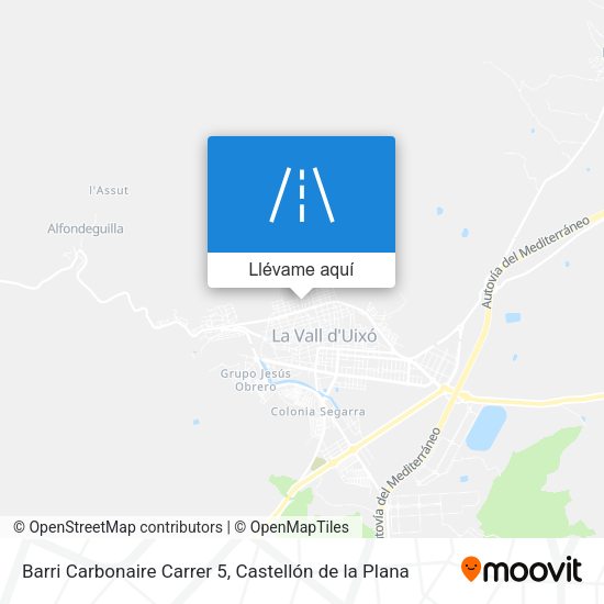Mapa Barri Carbonaire Carrer 5