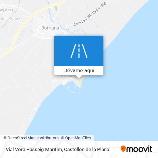 Mapa Vial Vora Passeig Marítim