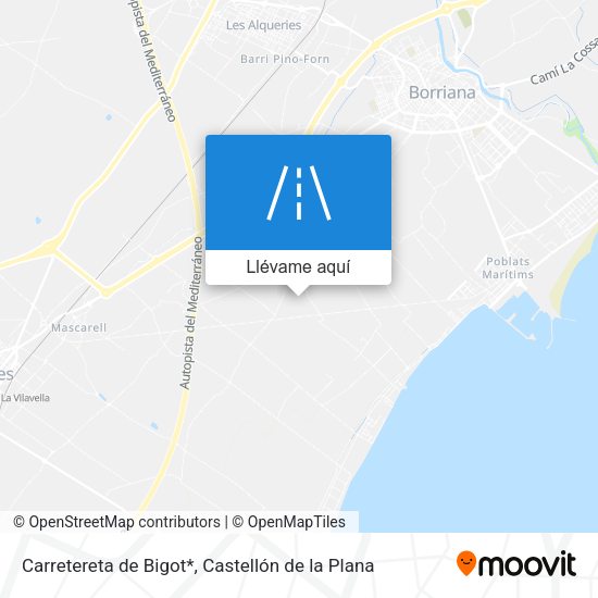 Mapa Carretereta de Bigot*