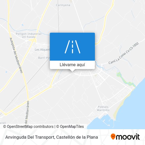 Mapa Anvinguda Del Transport