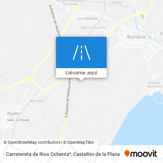 Mapa Carretereta de Rios Ochenta*